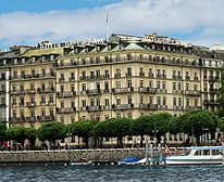 Hotel de la Paix on lake Geneva