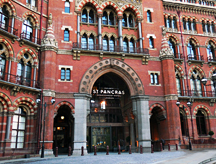 St Pancras Station Hotel Entrance