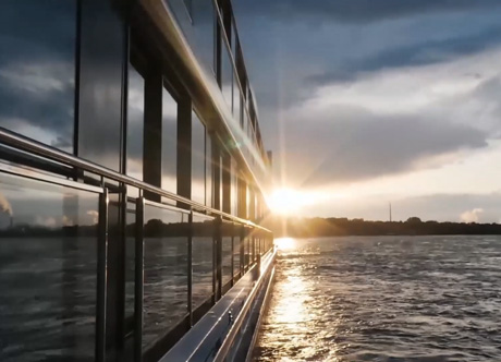 Rhine Cruise River Sundown