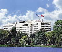 Intercontinanal on Hamburg's Alster Lake photo