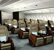 Luxury air travel at low fares London New York photo