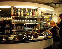 Swiss Buisness Class Lounge Beverage Bar photo